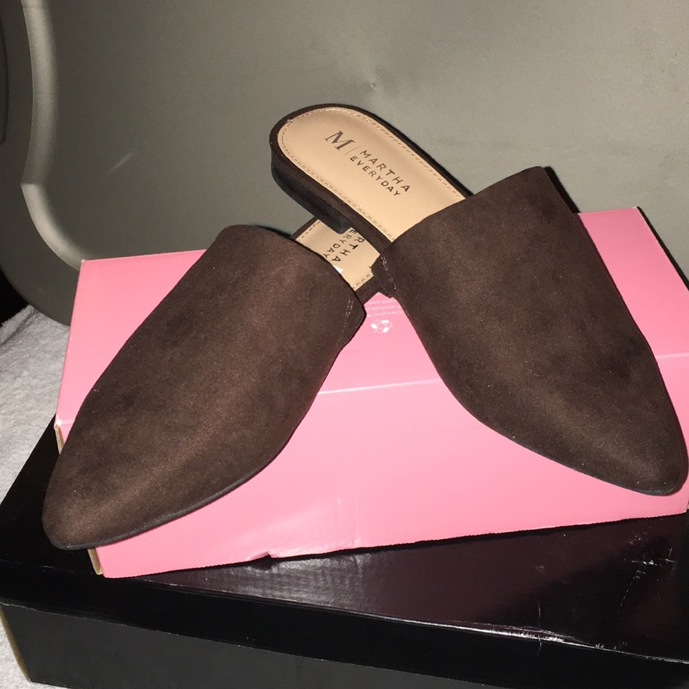 🌹🌹Gorgeous NWT comfortable Mules Brown perfect - Picture 5 of 5